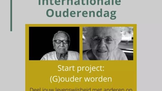 Internationale ouderendag - 1 oktober 2020